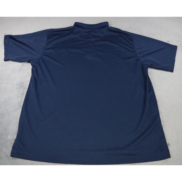 Empire State Realty Trust Polo UltraClub Cool & Dry 8210 Shirt Mens Navy Large - Picture 8 of 10